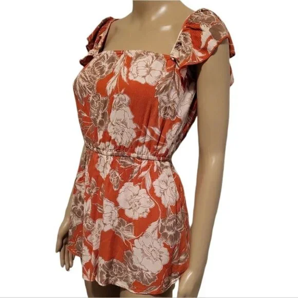 Floral Romper By Amuse Society (size XS) - Picture 5 of 6